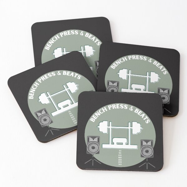 Item preview, bench press and beats designed and sold by RiseSetOnline.