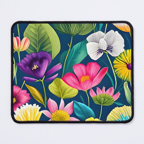 Item preview, Colorful Flowers Painting designed and sold by MidasPrints.