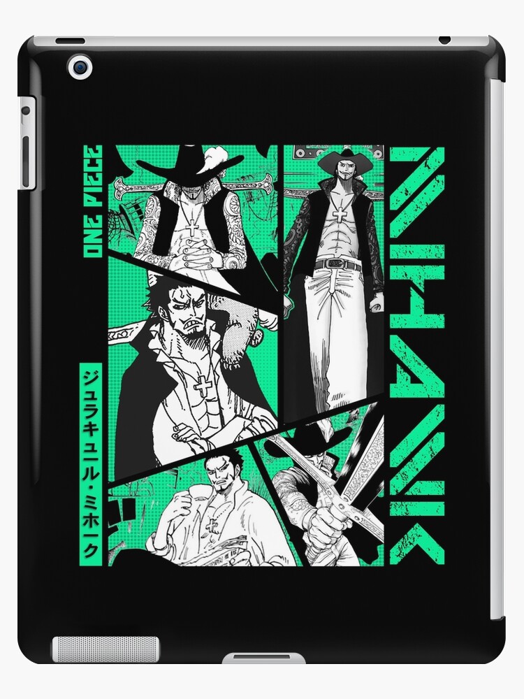 Mihawk - One Piece Manga Panel color version | iPad Case & Skin