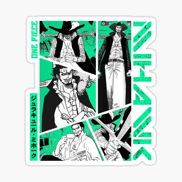 One Piece Dracule Mihawk Logo , One Piece Sticker for Sale by  CREATIVE-ANIME