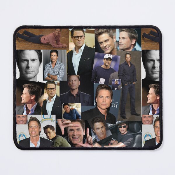 Item preview, Rob Lowe Actor Aesthetic Collage designed and sold by CollageHeaven.