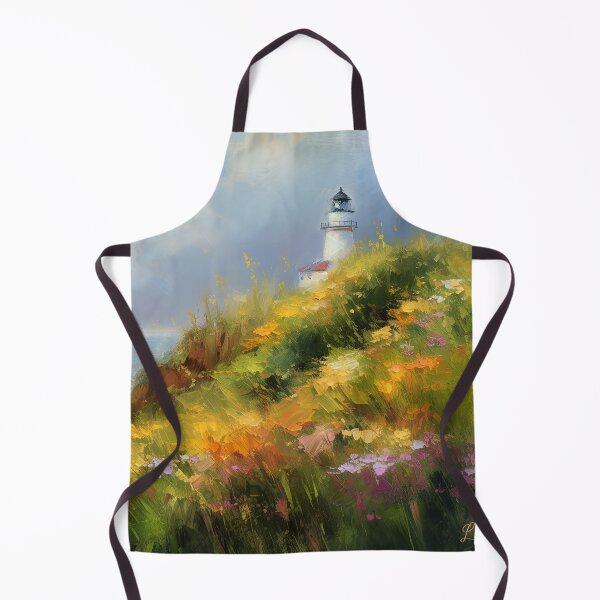 Item preview, Lighthouse coastal summer scene designed and sold by Red Witch Art.