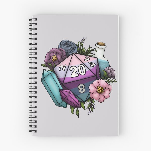 Item preview, Pride Omnigender D20 Tabletop RPG Gaming Dice designed and sold by Cassidy June Art.