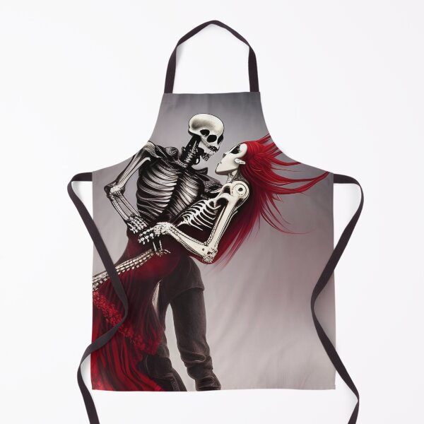 Item preview, Dancing skeleton couple, skeleton love designed and sold by GothicRubette.