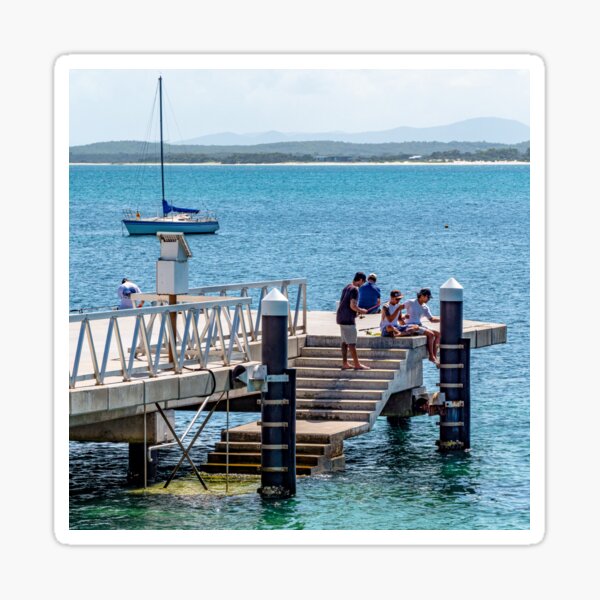 Item preview, Jetty, Shoal Bay, NSW, Australia designed and sold by rossacampbell.