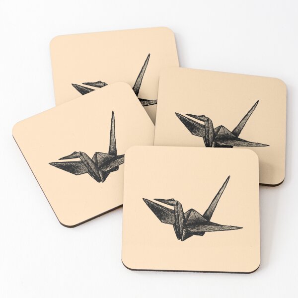 Item preview, origami crane sketch designed and sold by daisyink.
