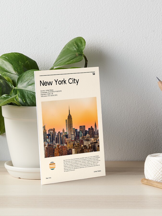 Thumbnail 1 von 2, Galeriedruck, New York City (Reiseplakat) designt und verkauft von RabbitK.