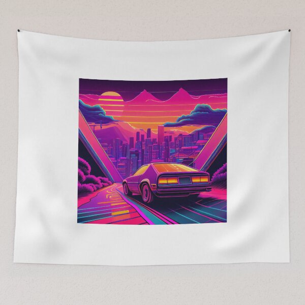 Item preview, A Car Adventure under the Glowing Evening Sky designed and sold by GriffinStd.