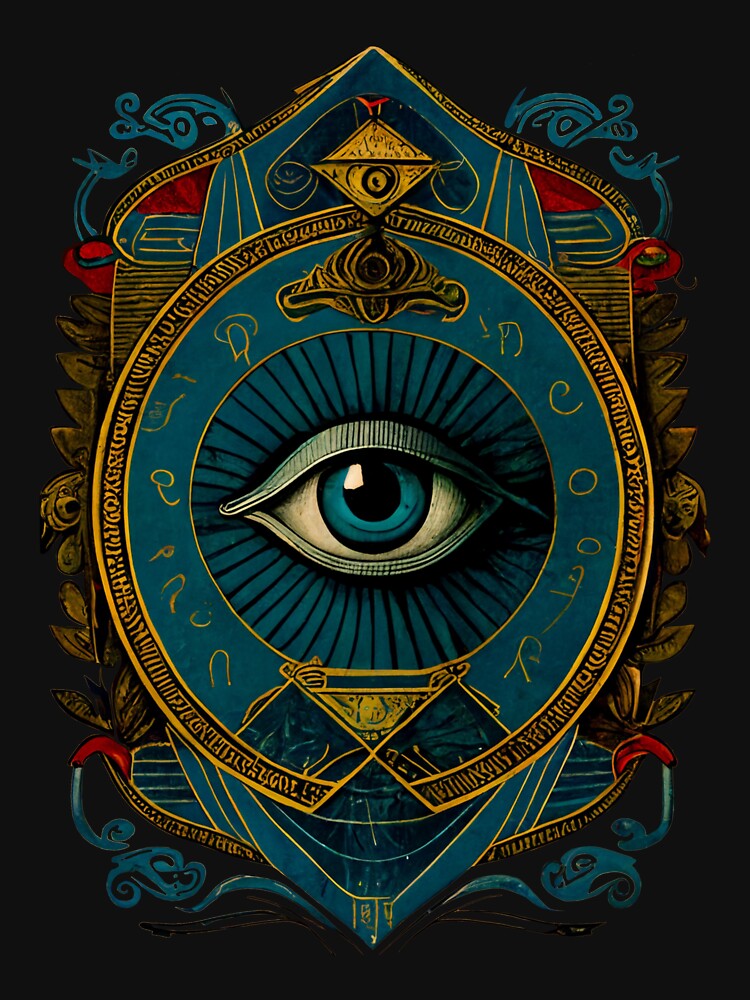 Thumbnail 7 of 7, Classic T-Shirt, Alchemy Eye 2 designed and sold by EsotericCabaret.