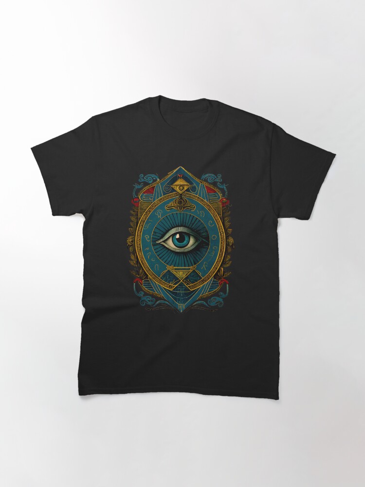 Thumbnail 3 of 7, Classic T-Shirt, Alchemy Eye 2 designed and sold by EsotericCabaret.