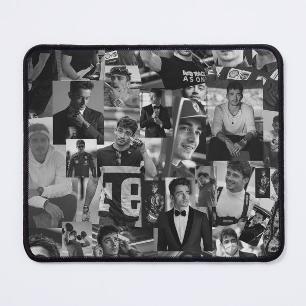 Item preview, Charles Leclerc Black and White Aesthetics Collage designed and sold by CollageHeaven.