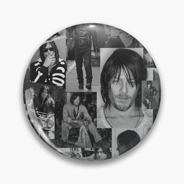 Item preview, Norman Reedus Black and White Aesthetics Photo Collage designed and sold by CollageHeaven.