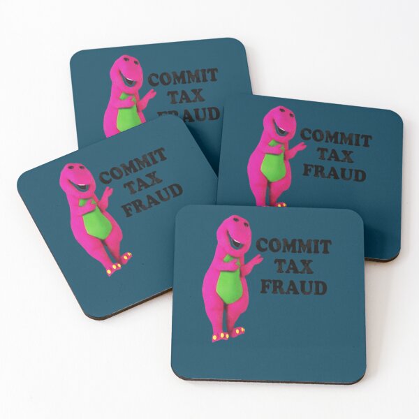 Item preview, B A R N E Y-Commit-Tax-Fraud Cblack designed and sold by LilianaYundt1.