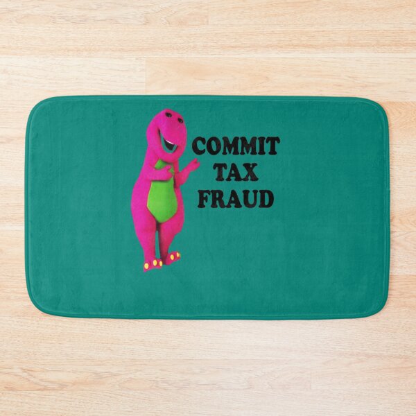 Item preview, B A R N E Y-Commit-Tax-Fraud Cblack designed and sold by LilianaYundt1.
