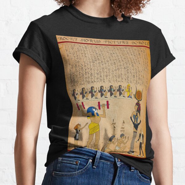 Rocky Horus Picture Scroll Classic T-Shirt
