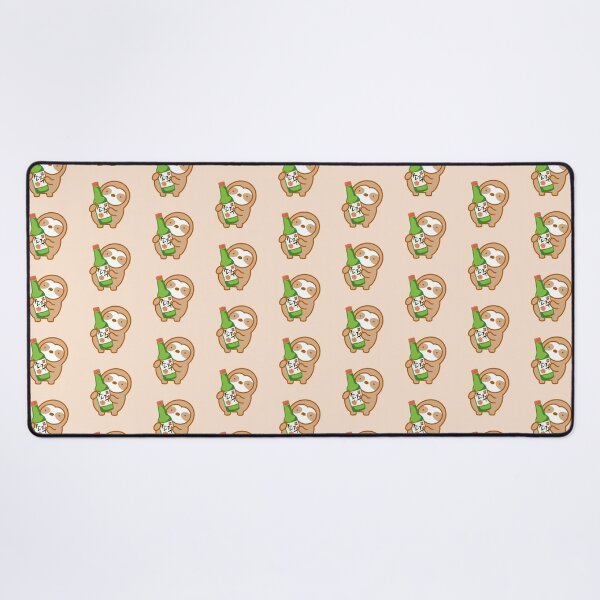 Item preview, Cute Korean Peach Soju Sloth designed and sold by theslothinme.