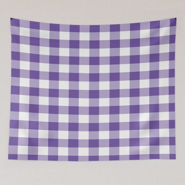 Item preview, Royal Purple Gingham Checkerboard Pattern designed and sold by burbankdesigns.