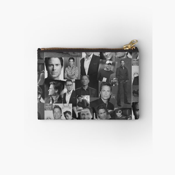 Item preview, Rob Lowe Actor Black and White Aesthetic Collage designed and sold by CollageHeaven.