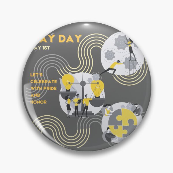 Item preview, Happy May Day - Let's celebrate with pride and honour designed and sold by aywchen.