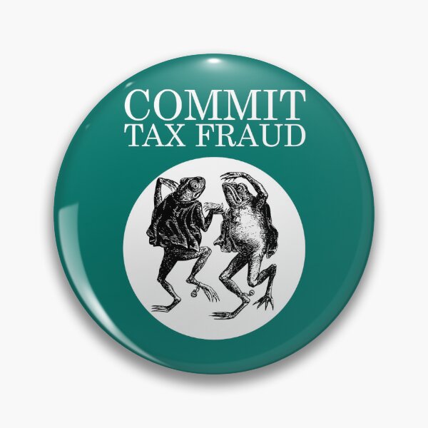 Item preview, Commit Tax Fraud Meme  Vintage Dancing Frogs Clg designed and sold by LilianaYundt1.