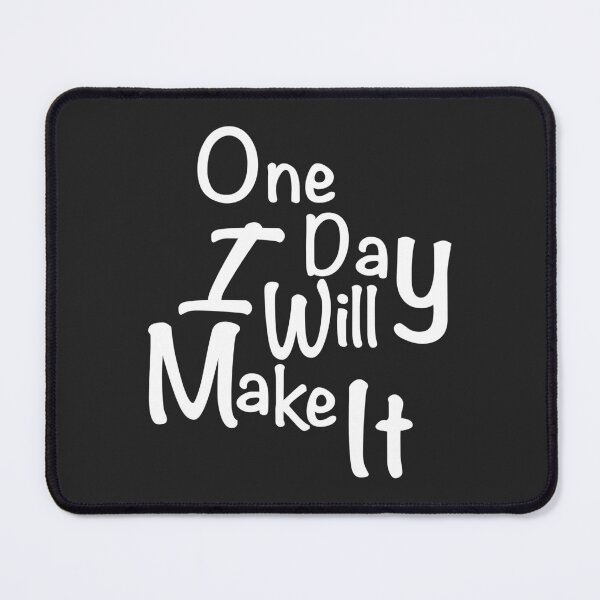 Item preview, One day I will make it - white designed and sold by BASTOFE.