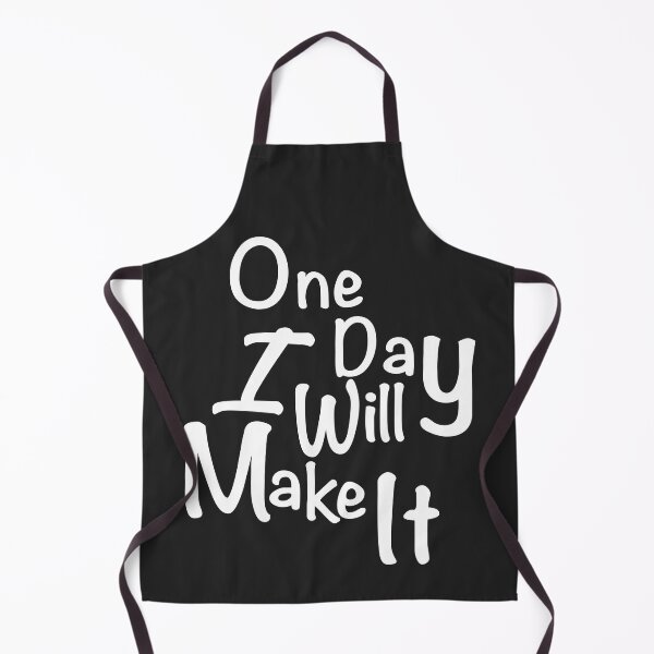 Item preview, One day I will make it - white designed and sold by BASTOFE.