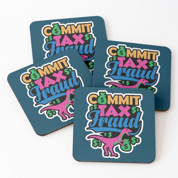 Item preview, Commit Tax Fraud Taxpayer Evasion Squad Purple Dinosaur Ecc designed and sold by LilianaYundt1.
