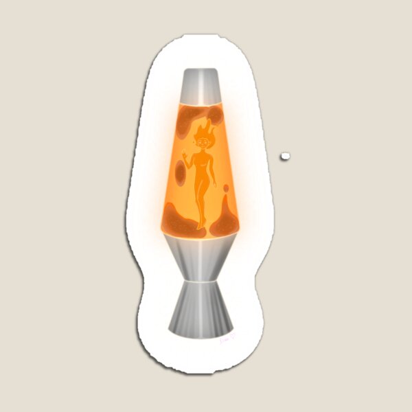 Item preview, Lava lamp girl designed and sold by GlitterJar.