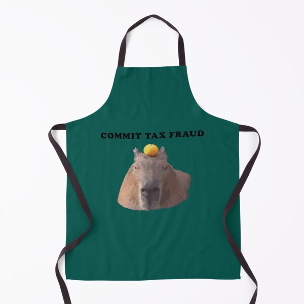 Item preview, Commit Tax Fraud Capybara Funny Meme designed and sold by LilianaYundt1.