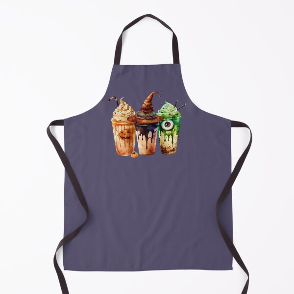 Item preview, Halloween Coffee Drink Watercolor Trio  designed and sold by ChicoryJunction.