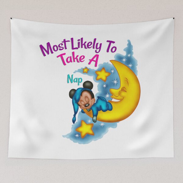 Item preview, Most Likely To Take A Nap, The Moon with a Little Stars, Funny Design designed and sold by Artista-shop.