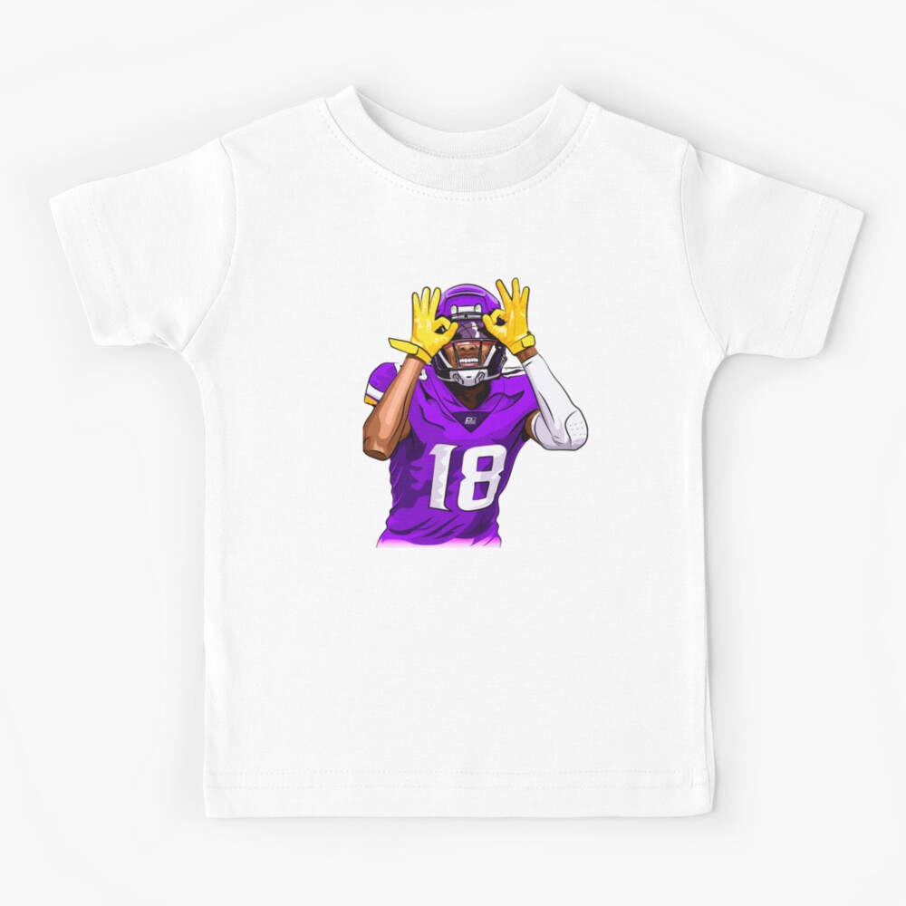 : Getting Griddy Youth Short Sleeve T-Shirt Funny endzone Dance  Performed by Vickings Justin Jefferson: Clothing, Shoes & Jewelry