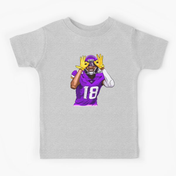 Justin Jefferson Griddy Kids T-Shirt for Sale by SportyFan