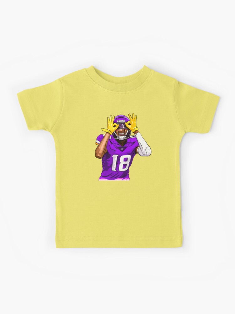 Justin Jefferson Kids Shirt Funny Hit'em With the Griddy 