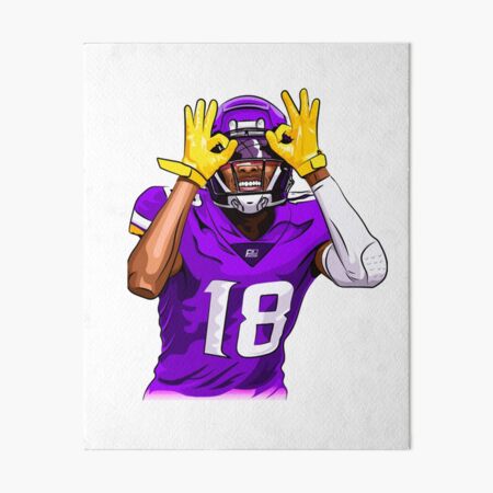 Hit'em With The Griddy Justin Jefferson Minnesota Football Art Print by  Farly Datau - Fine Art America