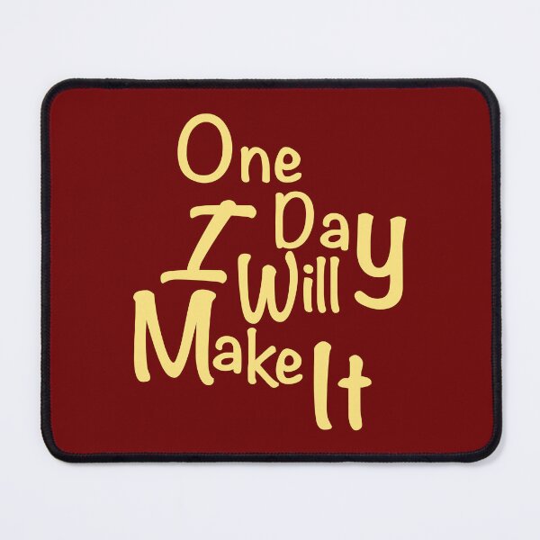 Item preview, One day I will make it - yellow  designed and sold by BASTOFE.
