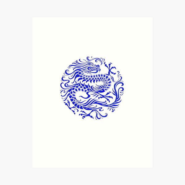 Royal Blue Art Print