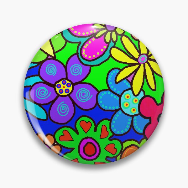 Item preview, colourful flowers designed and sold by shaunmk.