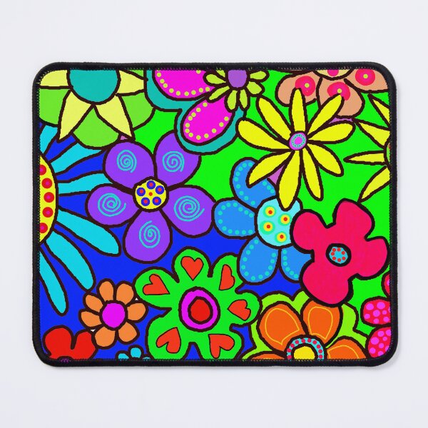 Item preview, colourful flowers designed and sold by shaunmk.