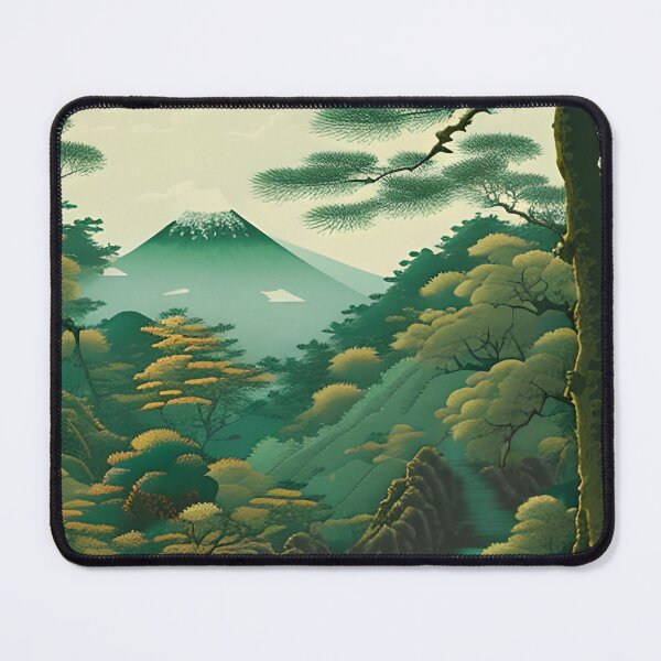 Item preview, Traditional Japanese Art Style , Forest and Mountains designed and sold by ericcarlosred.