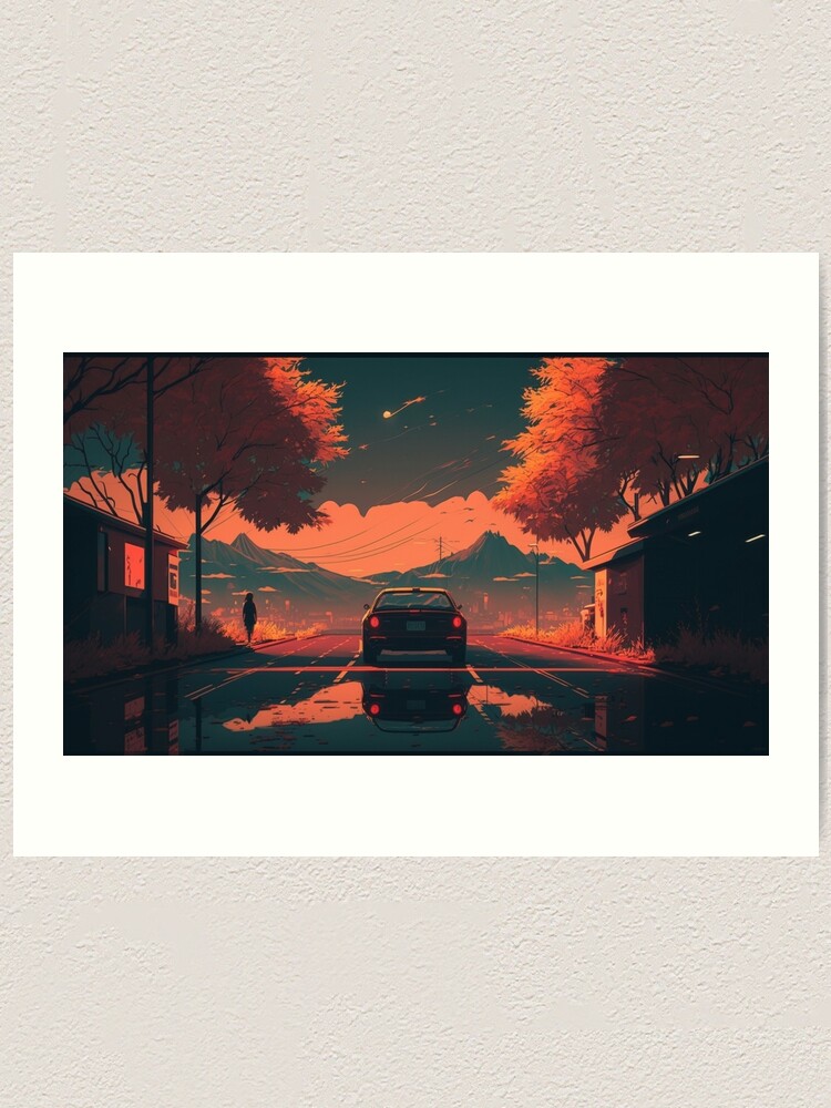 Download Aesthetic Retro Road Trip Vibe Wallpaper