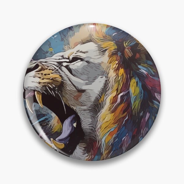 Item preview, león feroz designed and sold by TenfenCreations.