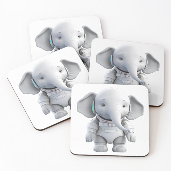 Artikelvorschau, Astronaut elephant , isolated object 22 entworfen und verkauft von jetaiart.