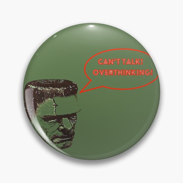 Artikelvorschau, Frankenstein Can't Talk! Overthinking! entworfen und verkauft von DukeGroovy.