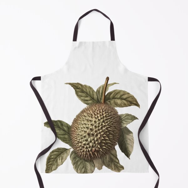 Item preview, vintage botanical cutout of a durian fruit designed and sold by EmeraldeaArt.