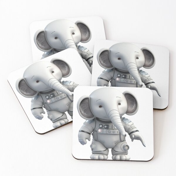 Artikelvorschau, Copy of Astronaut elephant , isolated object 24 entworfen und verkauft von jetaiart.