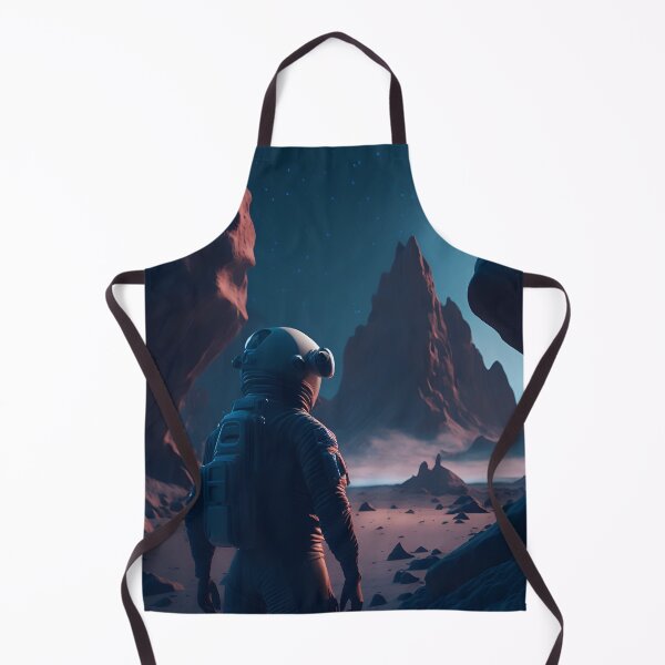 Item preview, Astronaut Looking At Massive Rock Mountain Facing The Unknown - Astronaut designed and sold by internlvisions.