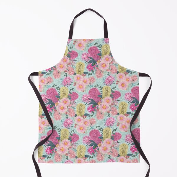 Item preview, Australian Outback Banksia And Grevillea Eucalyptus Floral Pattern designed and sold by Sketchbook Designs.