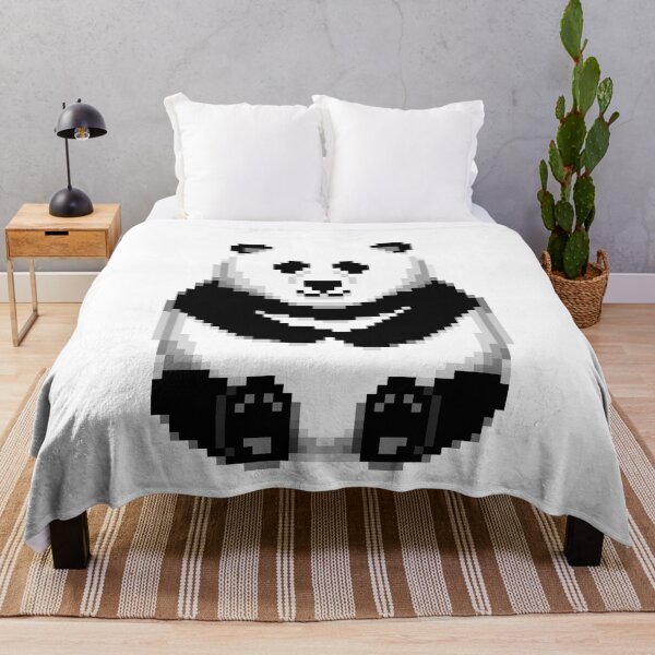 Item preview, Pixel art panda bear designed and sold by anycolorart.