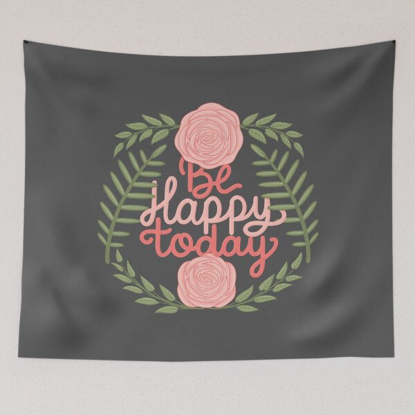 Item preview, be happy today designed and sold by karyavna.